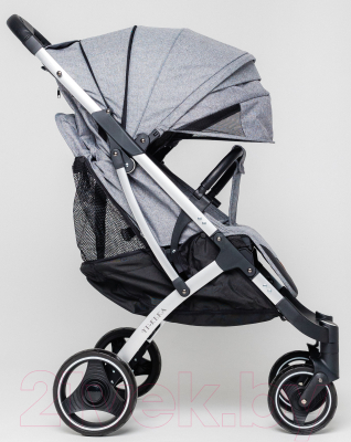 Детская прогулочная коляска Keka Yoya Plus / 2000000030357 (светло-серый/серебристая рама)