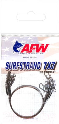 Поводок рыболовный AFW Surfstrand Supreme / AFW771830 (3шт)