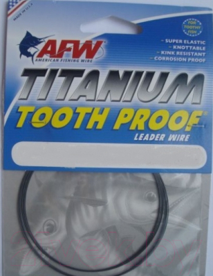 Поводок рыболовный AFW Titanium / AFW4520TI (2шт)