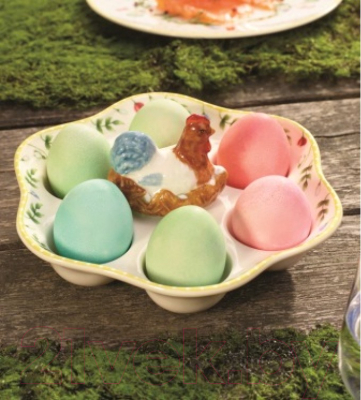 Блюдо для яиц Villeroy & Boch Spring Awakening Петух и курица / 14-8638-3593