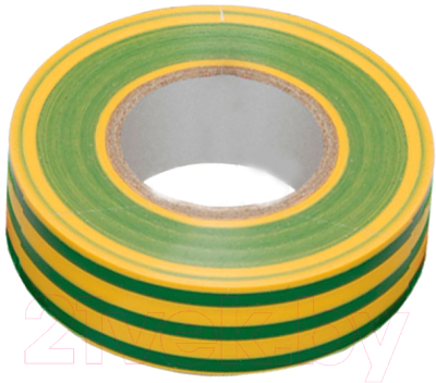 Изолента Unibob ПВХ 19мм x 20м 150 мкн / 59490 (желтый/зеленый)