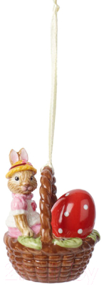 

Подвеска интерьерная Villeroy & Boch, Bunny Tales Анна в корзине / 14-8662-6874