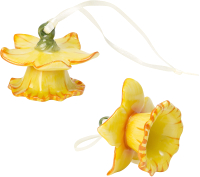 Подвеска интерьерная Villeroy & Boch Mini Flower Bells Нарциссы / 14-5487-5522 (2шт) - 