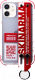 Чехол-накладка Skinarma Dotto для iPhone 12/12 Pro (красный) - 