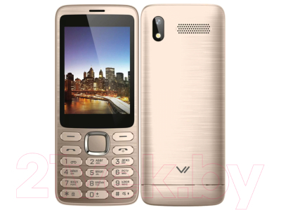 Мобильный телефон Vertex D570 (золотой)