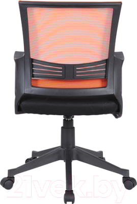 Кресло офисное Brabix Balance MG-320 с подлокотниками / 531832 (черный/оранжевый)