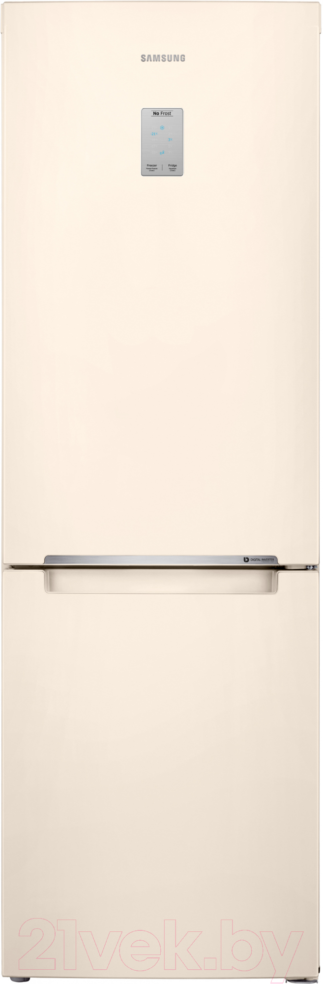 Холодильник с морозильником Samsung RB33A3440EL/WT