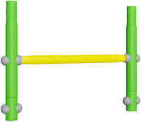 Вставка для увеличения высоты Romana Dop9 6.06.01 (зеленое яблоко/желтый) - 