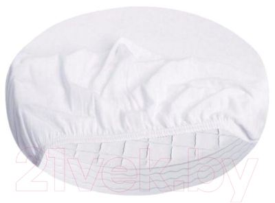 Наматрасник в кроватку DreamTex Непромокаемый на круглый матрас 75x75