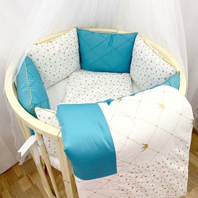 Комплект постельный для малышей DreamTex Изумрудный