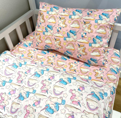 

Комплект постельный детский DreamTex, Единорожки детский 80x160