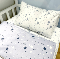 Комплект постельный для новорожденных DreamTex Млечный путь 80x160 - 
