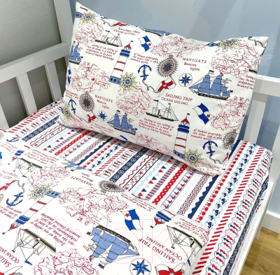 

Комплект постельный детский DreamTex, Морской 90x180