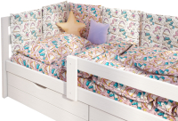 

Бортик в кроватку DreamTex, Единорожки