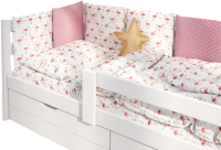 

Бортик в кроватку DreamTex, Розовый Фламинго
