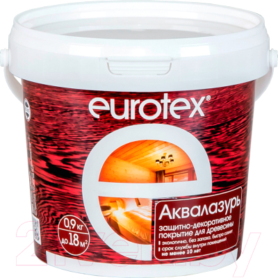 Защитно-декоративный состав Eurotex Аква (900г, дуб)