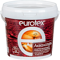 Защитно-декоративный состав Eurotex Аква (900г, олива) - 