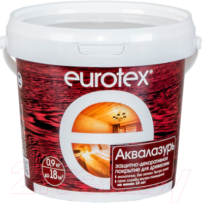 Защитно-декоративный состав Eurotex Аква (900г, олива)