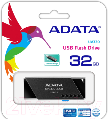 Usb flash накопитель A-data Dash Drive UV330 32GB Black