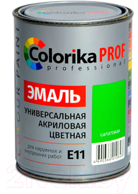

Эмаль Colorika Prof, Зеленый, E-11