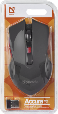 Мышь Defender Accura MM-275 / 52276 (красный)