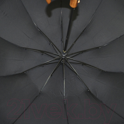 Зонт складной Ame Yoke ОК61-НВ (черный)