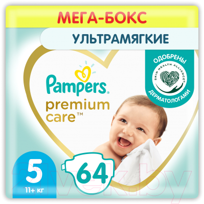 Подгузники детские Pampers Premium Care 5 Junior (64шт)