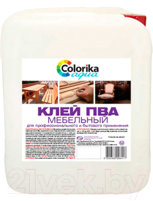 Клей Colorika Aqua ПВА мебельный (5кг)