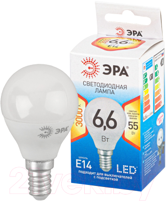 Лампа ЭРА LED P45-9W-827-E14 QX / Б0048366