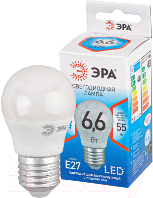 Лампа ЭРА LED P45-9W-840-E27 QX / Б0048365