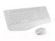 Клавиатура+мышь Qumo Space K57/M75 (белый) - 