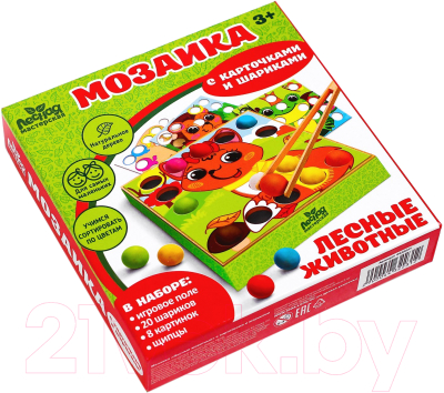 

Развивающая игра Лесная мастерская, Лесные животные. Мозаика / 4432231