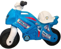 Каталка детская ТехноК Полиция 911 со шлемом / Т7150 (белый/синий) - 