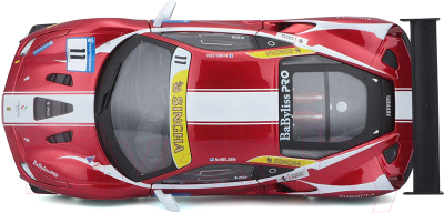 Масштабная модель автомобиля Bburago Феррари 488 Challenge Formula Racing / 18-26308