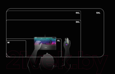Коврик для мыши SteelSeries QcK Prism Cloth-3XL / 63511