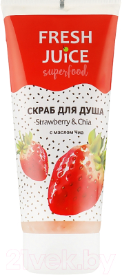 

Скраб для тела Fresh Juice, Superfood Strawberry & Chia