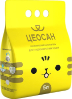 Наполнитель для туалета Цеосан Для гладкошерстных кошек / CEO-09 (5л/4.3кг) - 