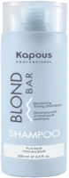 Оттеночный шампунь для волос Kapous Blond Bar Питательный Платиновый (200мл) - 