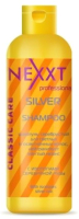 Шампунь для волос Nexxt Professional Серебристый для светлых и осветленных волос нейтрализует желтый (250мл) - 