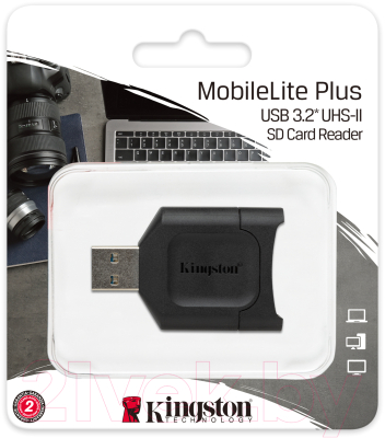 Картридер Kingston MLP MobileLite Plus USB 3.1 SDHC/SDXC UHS-II