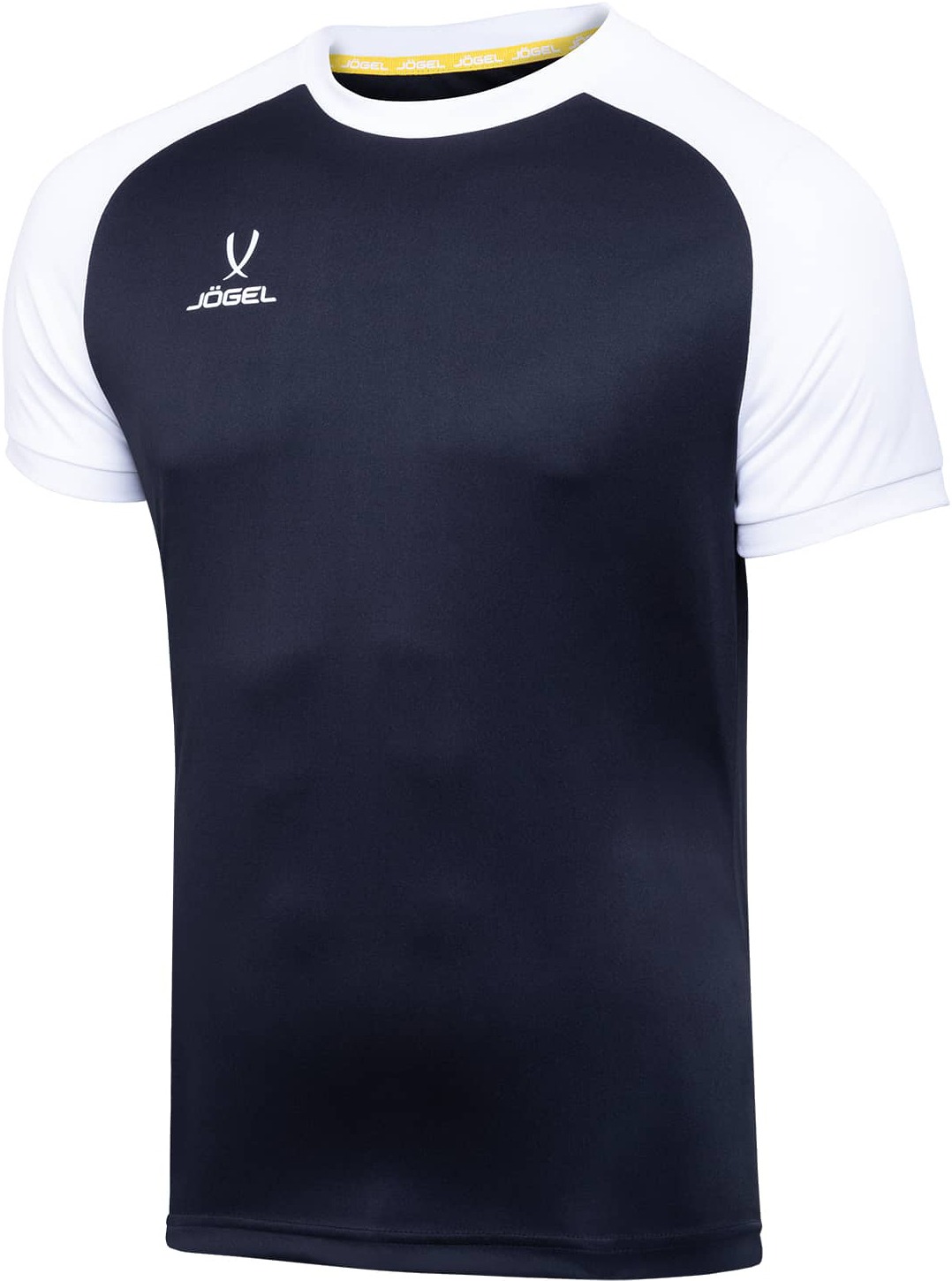 Футболка игровая футбольная Jogel Camp Reglan Jersey JFT-1021 (XXXL, черный/белый)
