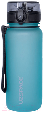 Бутылка для воды UZSpace Colorful Frosted / 3037 (650мл, темно-синий)