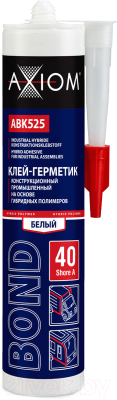 Клей-герметик Axiom ABK525 (280мл, белый)
