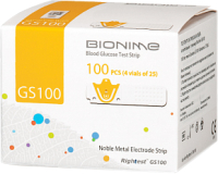 Тест-полоски Bionime GS100 (100 шт) - 