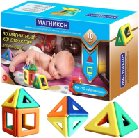 

Конструктор магнитный Магникон, Магникоша / МК-10