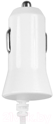 

Зарядное устройство автомобильное Olmio, Белый, 8-pin для iPod/iPhone/iPad 1A / 033934