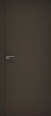Дверной блок Та самая дверь Л3 СУ с порогом 80x210 правая (графит)
