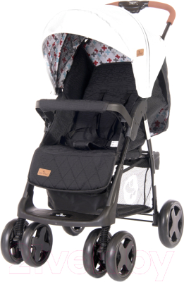 

Детская прогулочная коляска Lorelli, Ines Grey Black Cross / 10021502087