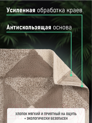 Изображение товара Коврик для ванной FORA FOR-STN60-60NAT