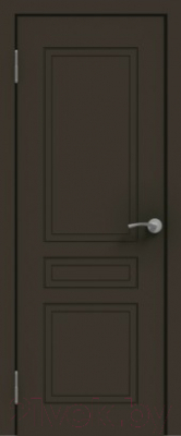 Дверной блок Та самая дверь Л4 СУ с порогом 70x210 левая (графит)